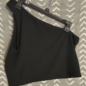 NWOT SHEIN one shoulder crop tank top
